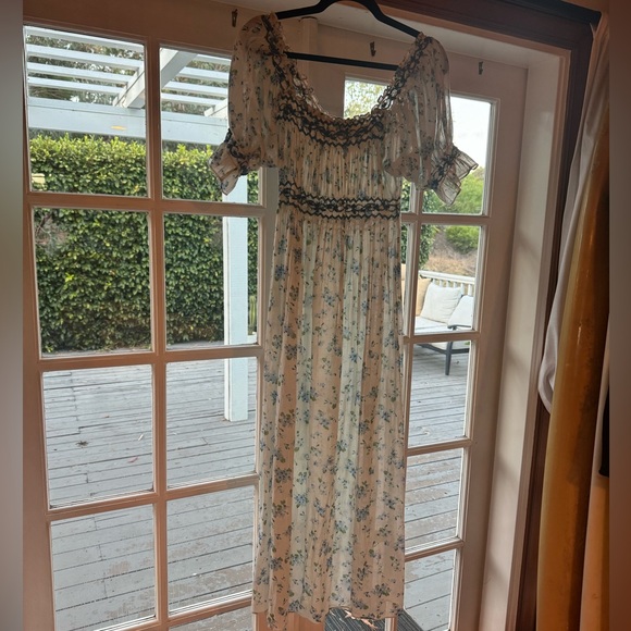 Doen Dresses & Skirts - Doen Eclipse Dress in Blue Primrose Floral